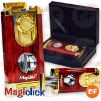 ENCENDEDOR MAGICLICK BAYAMO RED WOOD + GOLD x 1 