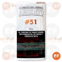 TABACO DE ARMAR ARGENTO #51 natural x 30 gr. p/armar