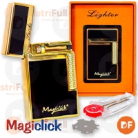 ENCENDEDOR MAGICLICK GENOVA BLACK + GOLD