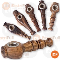 MM PIPA MADERA TORNEADA GRANDE x 1