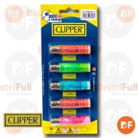 ENCENDEDOR CLIPPER MAX POWER LEAVES x 5