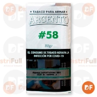 TABACO DE ARMAR ARGENTO #58 menta x 30 gr. p/armar