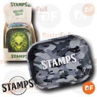 BANDEJA STAMPS METÁLICA MINI CAMUFLADA GRIS ST27