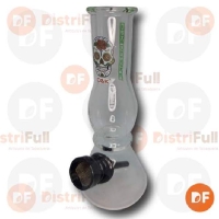 BONG PYREX MINI CON DIBUJO (DK8589)