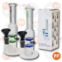 BONG PYREX M BOCA CHICA 2 BUBBLER DK6473 VERDE