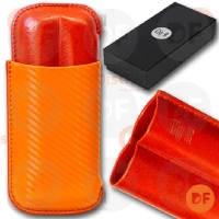 PURERA CIG-R CUERO x 2 CARBONO ORANGE (CC1286)