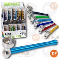 PIPA METAL RECTA V/COLORES blister (DK8010)
