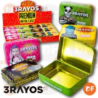 3RAYOS LATA GUARDATABACO RECTANGULAR x 1