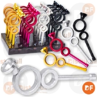 PIPA METAL DOBLE ANILLO 4 COLORES (UZY0164)