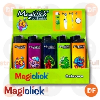 ENCENDEDOR MAGICLICK REUTILIZABLE CALAVERA x 15 (piedra)
