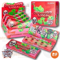 PAPEL LION 1¼ FLAVOUR STRAWBERRY BLOODY x 50 (521)